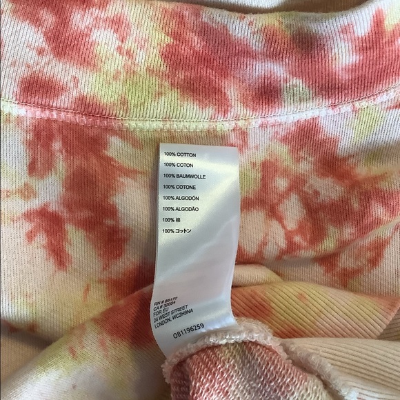 Anthropologie Pilcro Elayna Tie Dye Sweathsirt Top Size Medium - Picture 5 of 5